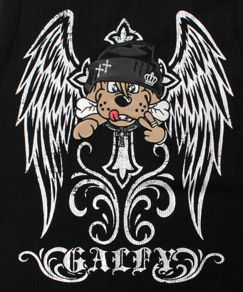 GALFY(ガルフィー)の「【GALFY/ガルフィー】爆上げ↑↑ ギラタンク(タンクトップ・メンズ・ブラック/ホワイト/グレー・M/L/XL)」の13枚目の写真