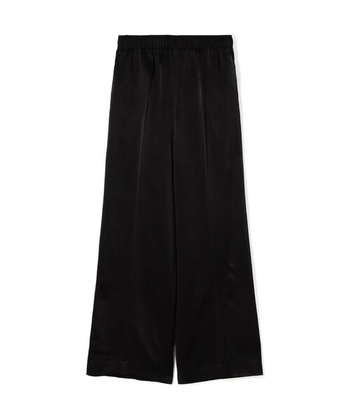 DES PRES(デ・プレ)の「ソフトサテン エラスティックスリムパンツ(その他パンツ・レディース・キャメル/ホワイト/ブラック・38/36/34)」の3枚目の写真