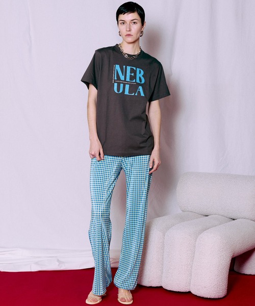 MAISON SPECIAL(メゾンスペシャル)の「Gingham Check Pleated Pants/ギンガムチェックプリーツパンツ(その他パンツ・レディース・グリーン/ブルー/ブラック・38/36)」の5枚目の写真