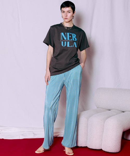 MAISON SPECIAL(メゾンスペシャル)の「Gingham Check Pleated Pants/ギンガムチェックプリーツパンツ(その他パンツ・レディース・グリーン/ブルー/ブラック・38/36)」の6枚目の写真