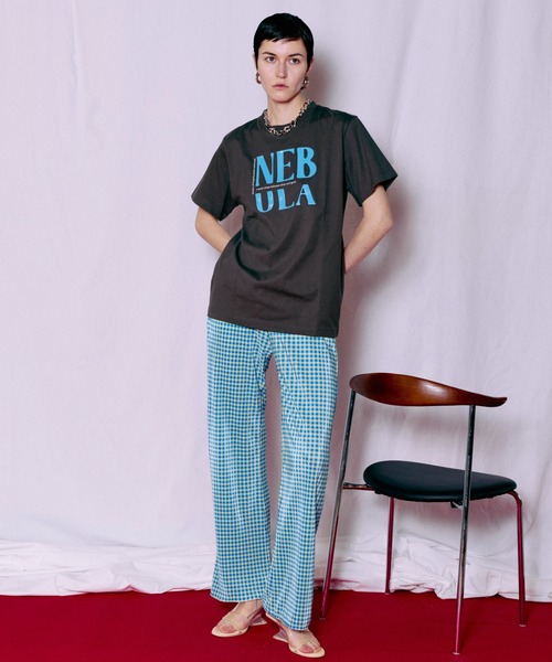 MAISON SPECIAL(メゾンスペシャル)の「Gingham Check Pleated Pants/ギンガムチェックプリーツパンツ(その他パンツ・レディース・グリーン/ブルー/ブラック・38/36)」の7枚目の写真