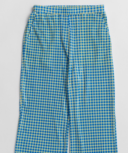 MAISON SPECIAL(メゾンスペシャル)の「Gingham Check Pleated Pants/ギンガムチェックプリーツパンツ(その他パンツ・レディース・グリーン/ブルー/ブラック・38/36)」の21枚目の写真