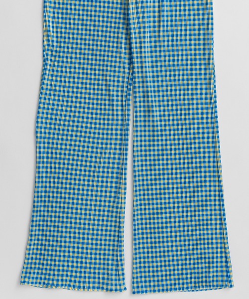 MAISON SPECIAL(メゾンスペシャル)の「Gingham Check Pleated Pants/ギンガムチェックプリーツパンツ(その他パンツ・レディース・グリーン/ブルー/ブラック・38/36)」の22枚目の写真