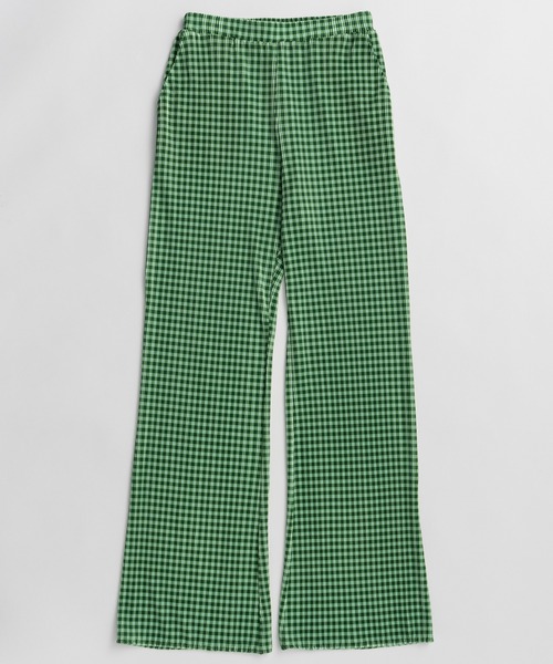MAISON SPECIAL(メゾンスペシャル)の「Gingham Check Pleated Pants/ギンガムチェックプリーツパンツ(その他パンツ・レディース・グリーン/ブルー/ブラック・38/36)」の18枚目の写真