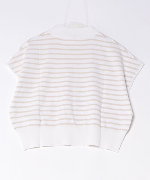coca(coca)(コカ)の「ボトルネックフレンチスリーブニットトップス(ニット/セーター・レディース・ブラック/ベージュ・XL/S/M/L)」の22枚目の写真