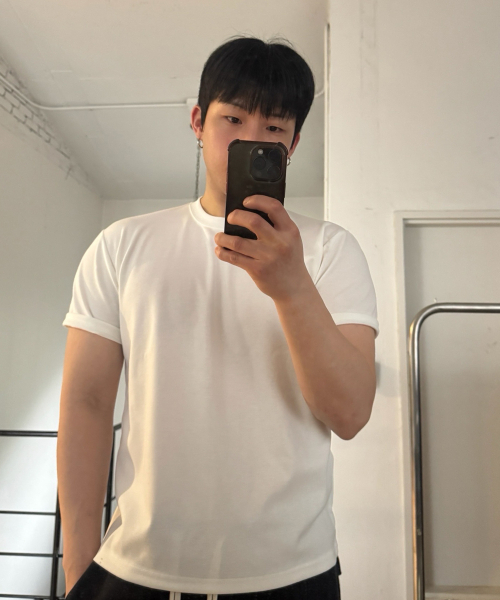 SENTAIR(センテア)の「エッセンシャルマッスルフィットクロップ半袖Tシャツ_アイボリー(Tシャツ/カットソー・メンズ・その他・46/48/50)」の3枚目の写真