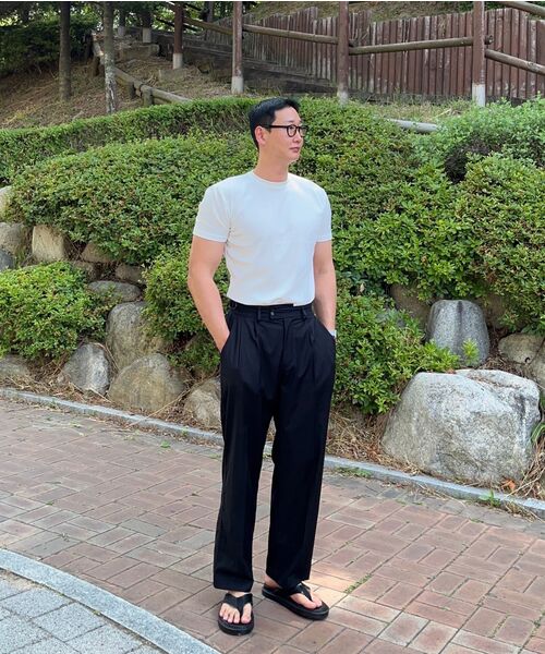 SENTAIR(センテア)の「エッセンシャルマッスルフィットクロップ半袖Tシャツ_アイボリー(Tシャツ/カットソー・メンズ・その他・46/48/50)」の7枚目の写真