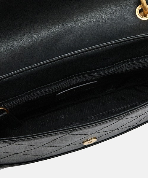 METROCITY(メトロシティ)の「キルティング レザー 2way トップハンドル ハンドバッグ(ハンドバッグ・レディース・ブラック・FREE)」の3枚目の写真