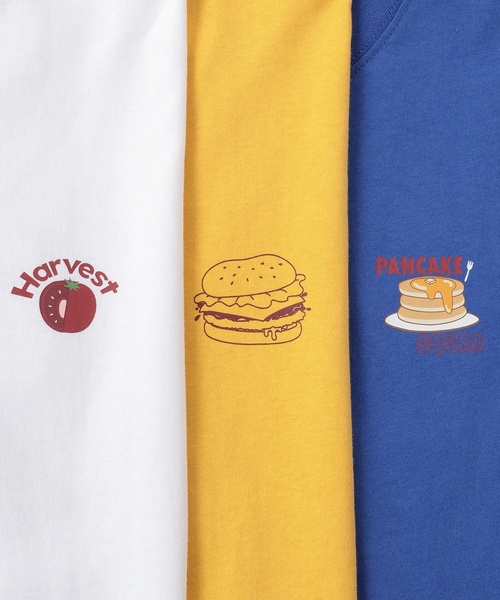 and D. petit main(アンドディープティマイン)の「【親子リンク】【DAD】DINER半袖Tシャツ(Tシャツ/カットソー・レディース・ブルー/ホワイト/イエロー・F)」の20枚目の写真