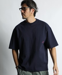 The DUFFER of ST.GEORGE（ザダファーオブセントジョージ）の「8oz HEAVY WEIGHT COTTON ELBOW LENGTH TEE:セットアップ対応 ヘビーウェイト 5分袖TEE   エルボーレングス   8オンス   厚手Tシャツ   ルーズフィット（Tシャツ/カットソー）」
