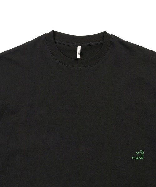 The DUFFER of ST.GEORGE(ザダファーオブセントジョージ)の「8oz HEAVY WEIGHT COTTON ELBOW LENGTH TEE:セットアップ対応 ヘビーウェイト 5分袖TEE / エルボーレングス / 8オンス / 厚手Tシャツ / ルーズフィット(Tシャツ/カットソー・メンズ・オフホワイト/ブラウン/ブルーグレー/スミクロ/ベージュ/ネイビー・MEDIUM/SMALL/XX-LARGE/X-LARGE/LARGE)」の18枚目の写真