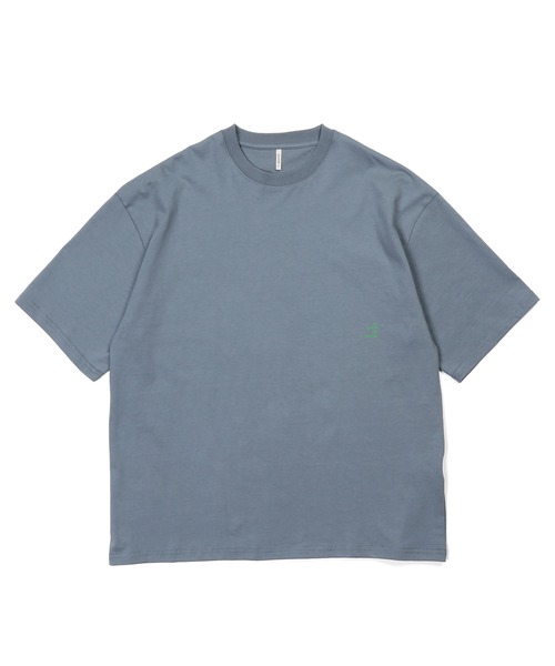 The DUFFER of ST.GEORGE(ザダファーオブセントジョージ)の「8oz HEAVY WEIGHT COTTON ELBOW LENGTH TEE:セットアップ対応 ヘビーウェイト 5分袖TEE / エルボーレングス / 8オンス / 厚手Tシャツ / ルーズフィット(Tシャツ/カットソー・メンズ・オフホワイト/ブラウン/ブルーグレー/スミクロ/ベージュ/ネイビー・MEDIUM/SMALL/XX-LARGE/X-LARGE/LARGE)」の13枚目の写真
