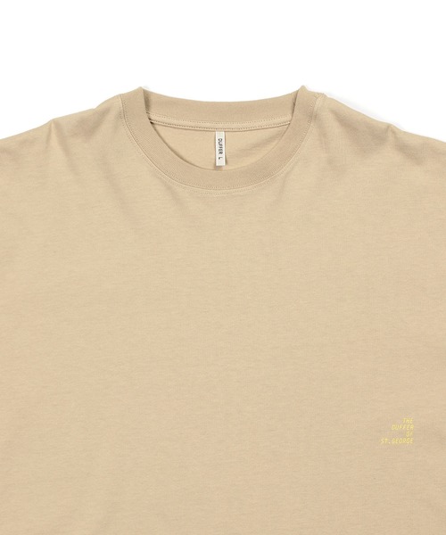 The DUFFER of ST.GEORGE(ザダファーオブセントジョージ)の「8oz HEAVY WEIGHT COTTON ELBOW LENGTH TEE:セットアップ対応 ヘビーウェイト 5分袖TEE / エルボーレングス / 8オンス / 厚手Tシャツ / ルーズフィット(Tシャツ/カットソー・メンズ・オフホワイト/ブラウン/ブルーグレー/スミクロ/ベージュ/ネイビー・MEDIUM/SMALL/XX-LARGE/X-LARGE/LARGE)」の21枚目の写真