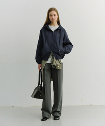 DUNST（ダンスト）の「UNISEX LOGO WINDBREAKER_UDJU6A113_NAVY（ナイロンジャケット）」