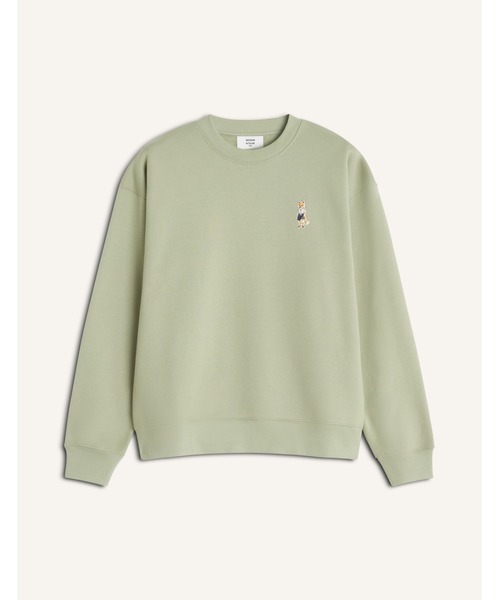 Maison Kitsune(メゾンキツネ)の「DRESSED FOX COMFORT SWEATSHIRT(スウェット・レディース・ライトカーキ・M/S/XS/L)」の1枚目の写真