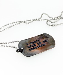 THE MILES（ザ マイルズ）の「ガレージウダガワ 1960's ミリタリードッグタグネックレス ROCK WORD SERIES No.86 vintage copper プレート（ネックレス）」