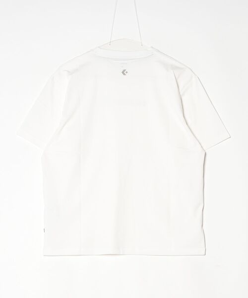 CONVERSE（コンバース）の「コンバース  CV LOGO TEE L 半袖Tシャツ（Tシャツ/カットソー・レディース・チャコールグレー/ホワイト/ブラック・M/L）」の4枚目の写真