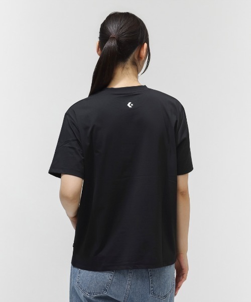 CONVERSE（コンバース）の「コンバース  CV LOGO TEE L 半袖Tシャツ（Tシャツ/カットソー・レディース・チャコールグレー/ホワイト/ブラック・M/L）」の6枚目の写真