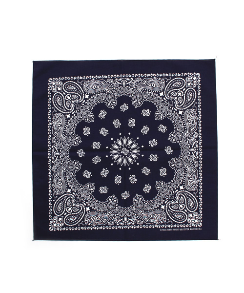 BEAMS（ビームス）の「HAV A HANK / ペイズリーバンダナ（バンダナ/スカーフ・メンズ・ホワイト/ブラック/レッド/グリーン/ネイビー・ONE SIZE）」の4枚目の写真