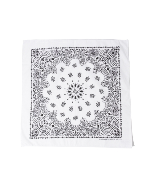 BEAMS（ビームス）の「HAV A HANK / ペイズリーバンダナ（バンダナ/スカーフ・メンズ・ホワイト/ブラック/レッド/グリーン/ネイビー・ONE SIZE）」の18枚目の写真