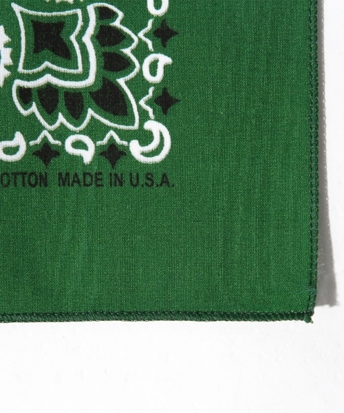 BEAMS（ビームス）の「HAV A HANK / ペイズリーバンダナ（バンダナ/スカーフ・メンズ・ホワイト/ブラック/レッド/グリーン/ネイビー・ONE SIZE）」の14枚目の写真