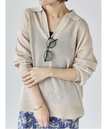 メッシュスキッパーポロニット