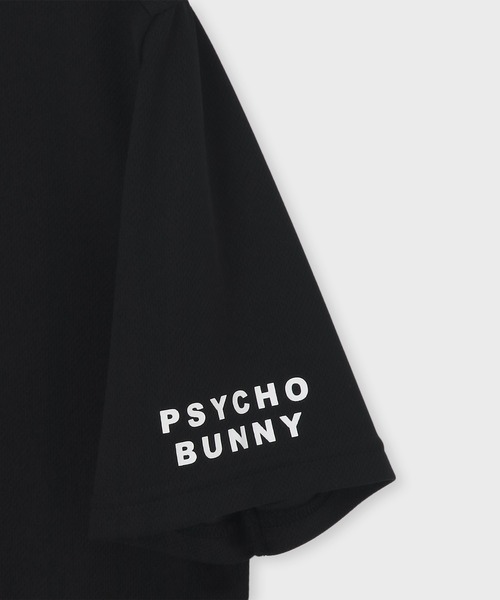 Psycho Bunny（サイコバニー）の「[GOLF]アウトライン2BUNNY ドライメッシュモックネックTシャツ（Tシャツ/カットソー・メンズ・ホワイト/ブラック/ブルー・MEDIUM/LARGE/X-LARGE）」の6枚目の写真