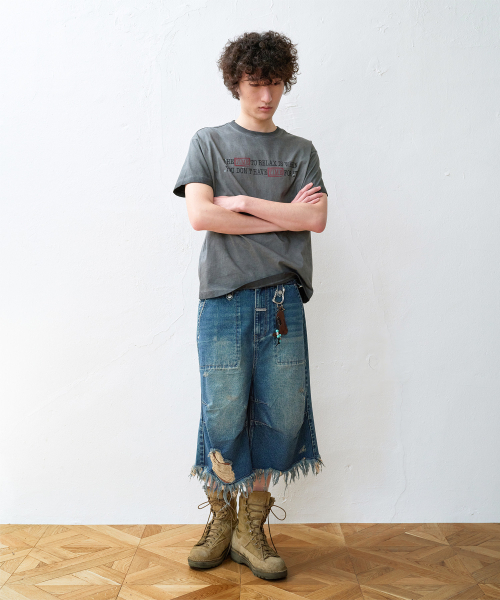THEVINYLHOUSE（ザバイニルハウス）の「DESTROYED DENIM SHORTS BLUE（その他パンツ・メンズ・その他・SMALL/MEDIUM/LARGE）」の9枚目の写真