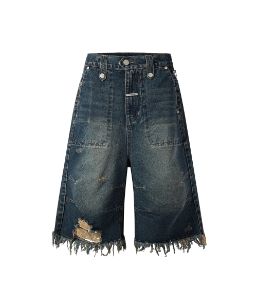 THEVINYLHOUSE（ザバイニルハウス）の「DESTROYED DENIM SHORTS BLUE（その他パンツ・メンズ・その他・SMALL/MEDIUM/LARGE）」の7枚目の写真