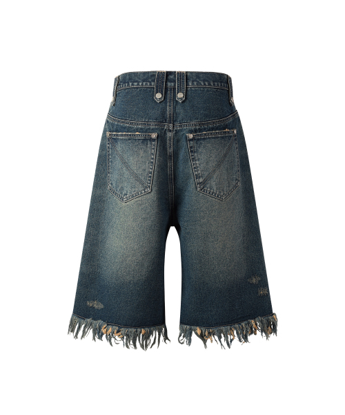 THEVINYLHOUSE（ザバイニルハウス）の「DESTROYED DENIM SHORTS BLUE（その他パンツ・メンズ・その他・SMALL/MEDIUM/LARGE）」の5枚目の写真