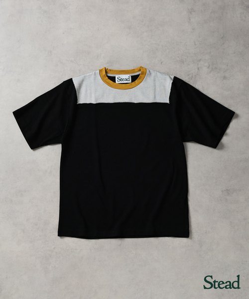 JOURNAL STANDARD J.S HOMESTEAD(ジャーナルスタンダードホームステッド)の「Stead / ブロック オーバー ヨーク Tシャツ(Tシャツ/カットソー・メンズ・ブラウン/ホワイト/ブラック・LARGE/MEDIUM)」の1枚目の写真