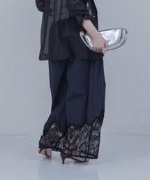 Eimee Law（エイミーロウ）の「ウェーブレース タックワイドパンツ（その他パンツ）」