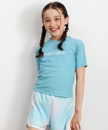  J.J camp（ジェイジェイキャンプ）の「インナー付きセパレート半袖水着 めくれ防止になるシャツ型のインナー付き（水着）」