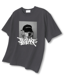 ドンボデルミドク オーバーサイズ 半袖Tシャツ ダークグレー