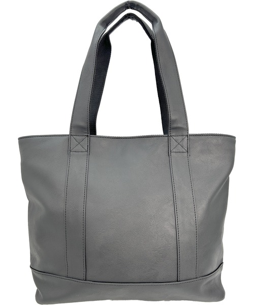 POLOCHAMPS(ポロチャンプス)の「POLOCHAMPS/ポロチャンプス PUレザートートバッグ/A4サイズ対応(トートバッグ・メンズ・ブラック/グレー・FREE)」の6枚目の写真