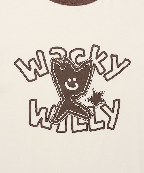 Wacky WiLLy(ワッキーウィリー)の「KIKY RINGER SHORT-SLEEVED T-SHIRT(Tシャツ/カットソー・メンズ・グリーン/ブラウン/ネイビー・X-LARGE/LARGE/MEDIUM/SMALL)」の7枚目の写真