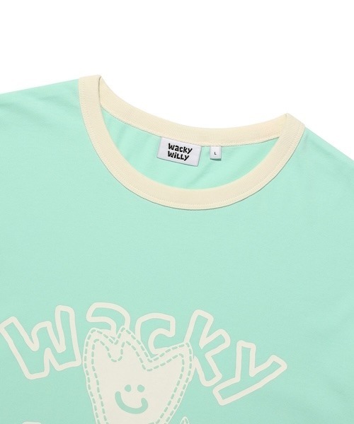Wacky WiLLy(ワッキーウィリー)の「KIKY RINGER SHORT-SLEEVED T-SHIRT(Tシャツ/カットソー・メンズ・グリーン/ブラウン/ネイビー・X-LARGE/LARGE/MEDIUM/SMALL)」の11枚目の写真