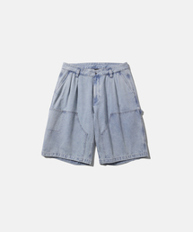 MOIF（モイフ）の「[SS26] WIDE CARPENTER DENIM SHORTS / BLEACHED INDIGO（デニムパンツ）」