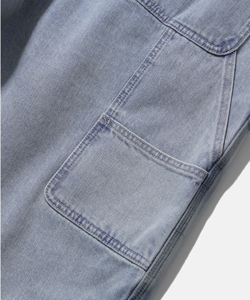 MOIF（モイフ）の「[SS26] WIDE CARPENTER DENIM SHORTS / BLEACHED INDIGO（デニムパンツ・メンズ・その他・1(S)/2(M)/3(L)）」の8枚目の写真