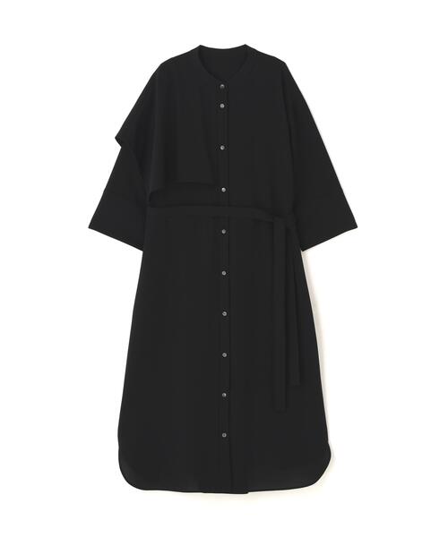 【最終お値下げ】ADORE シャツワンピース ブラック セール】ADORE｜アドーアのシャツワンピース（ブラック/黒色系・ミモレ