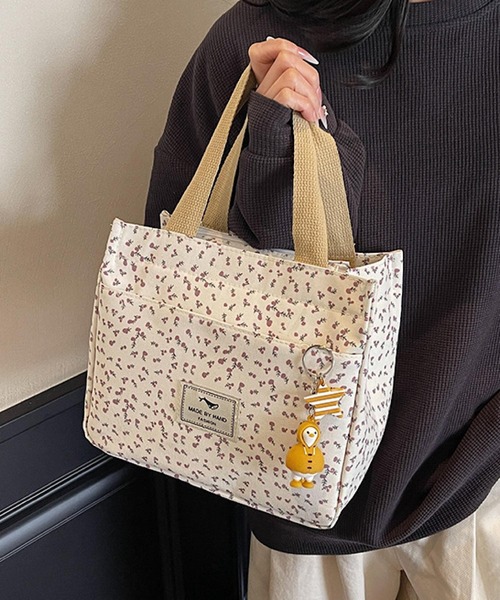 Mignonjour（ミニョンジュール）の「Mignonjour/フラワーミニトートバッグ M2927（トートバッグ・レディース・ピンク/レッド・FREE）」の4枚目の写真