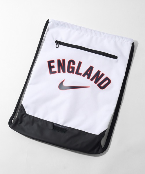 NIKE（ナイキ）の「【NIKE/ナイキ】England 2026/27 Academy Gymsack - White イングランド アカデミー ナップサック（バックパック/リュック・メンズ・ホワイト・FREE）」の4枚目の写真
