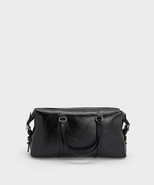 CHARLES & KEITH(チャールズ & キース)の「Fergie ミニファーギー ボウリングバッグ(トートバッグ・レディース・スミクロ/ダークブラウン系3/ライトカーキ・S)」の9枚目の写真