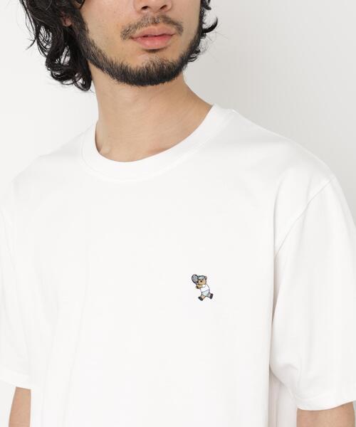 NANO universe(ナノユニバース)の「ナノベア Tシャツ半袖 テニス(Tシャツ/カットソー・メンズ・その他3/その他2/その他1/その他4・L/M/S)」の4枚目の写真