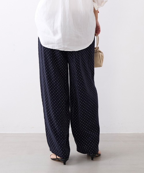 MICA&DEAL(マイカ&ディール)の「とろみタックパンツ〈2サイズ展開〉〈セットアップ対応〉(その他パンツ・レディース・ダークグリーン/マルチ/ベージュ・38/36)」の18枚目の写真