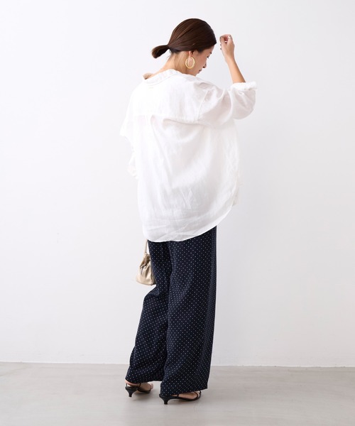 MICA&DEAL(マイカ&ディール)の「とろみタックパンツ〈2サイズ展開〉〈セットアップ対応〉(その他パンツ・レディース・ダークグリーン/マルチ/ベージュ・38/36)」の21枚目の写真