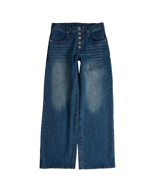 WISH FOR EVER(ウィッシュフォーエバー)の「ASSORT LINES STRAIGHT PANTS/アソートラインストレートパンツ(デニムパンツ・メンズ・ブラック/ホワイト/ライトインディゴブルー/インディゴブルー・LARGE/MEDIUM/SMALL)」の14枚目の写真