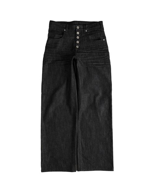 WISH FOR EVER(ウィッシュフォーエバー)の「ASSORT LINES STRAIGHT PANTS/アソートラインストレートパンツ(デニムパンツ・メンズ・ブラック/ホワイト/ライトインディゴブルー/インディゴブルー・LARGE/MEDIUM/SMALL)」の7枚目の写真