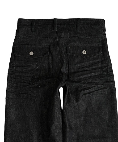 WISH FOR EVER(ウィッシュフォーエバー)の「ASSORT LINES STRAIGHT PANTS/アソートラインストレートパンツ(デニムパンツ・メンズ・ブラック/ホワイト/ライトインディゴブルー/インディゴブルー・LARGE/MEDIUM/SMALL)」の19枚目の写真
