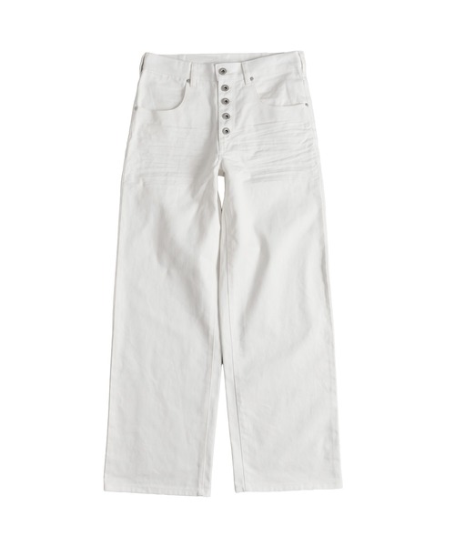 WISH FOR EVER(ウィッシュフォーエバー)の「ASSORT LINES STRAIGHT PANTS/アソートラインストレートパンツ(デニムパンツ・メンズ・ブラック/ホワイト/ライトインディゴブルー/インディゴブルー・LARGE/MEDIUM/SMALL)」の20枚目の写真